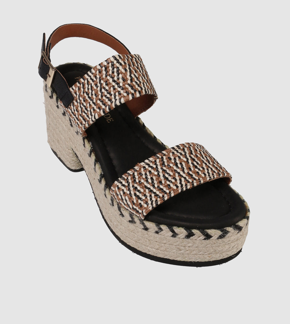 Kay Platform Heels by Piazza Grande