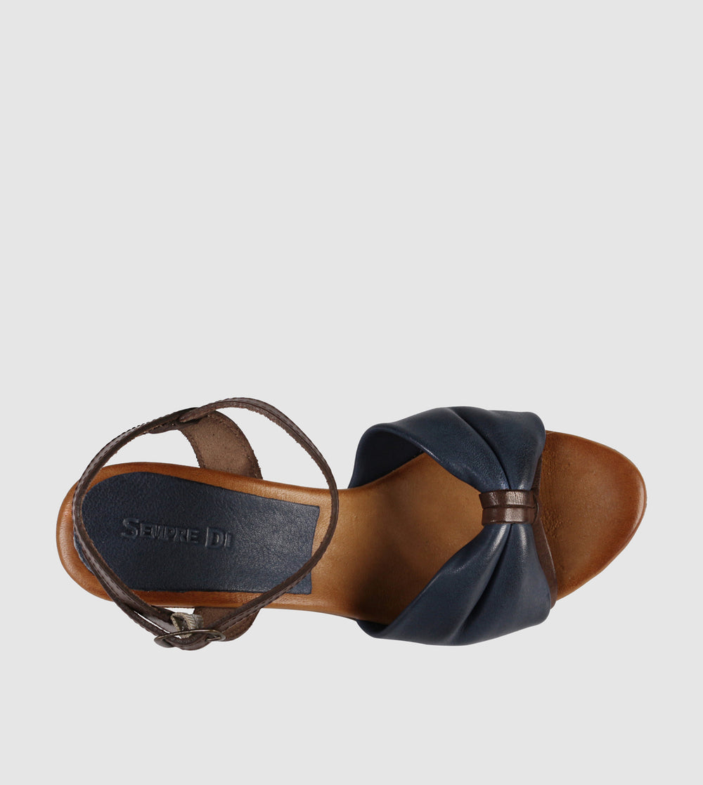 Lainie Block Sandals by Sempre Di