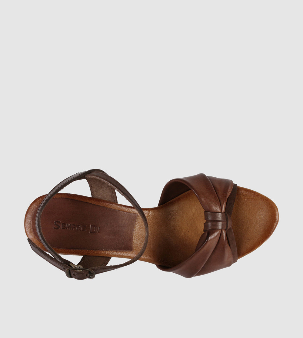 Lainie Block Sandals by Sempre Di