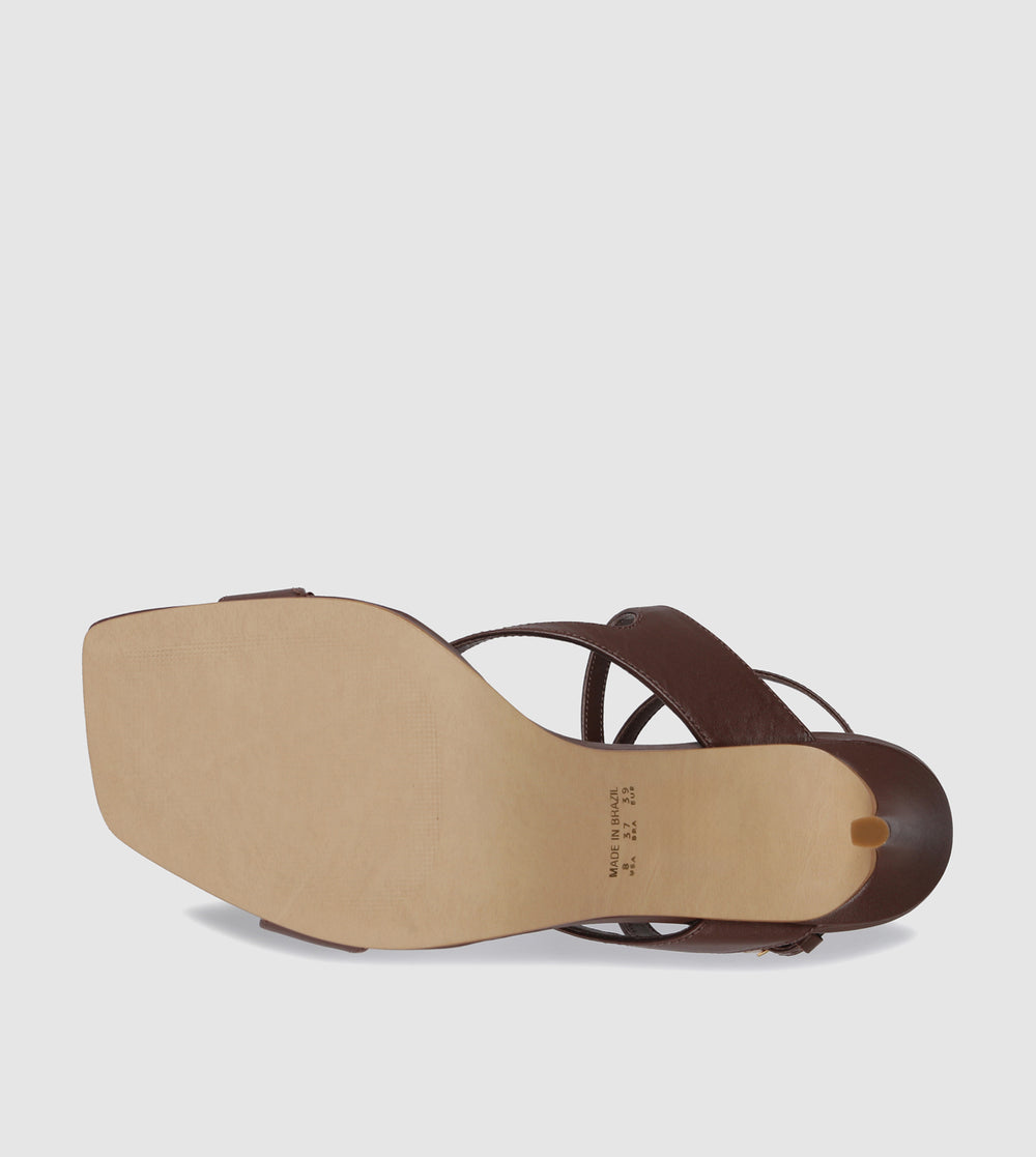 Jeanette Heeled Sandals by Sempre Di
