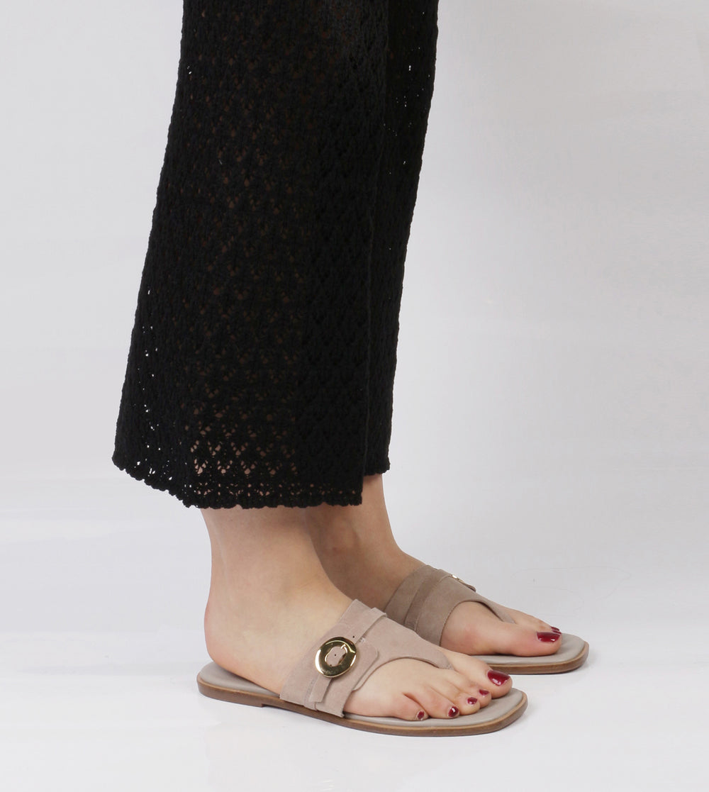 Jesmyn Flat Sandals by Sempre Di