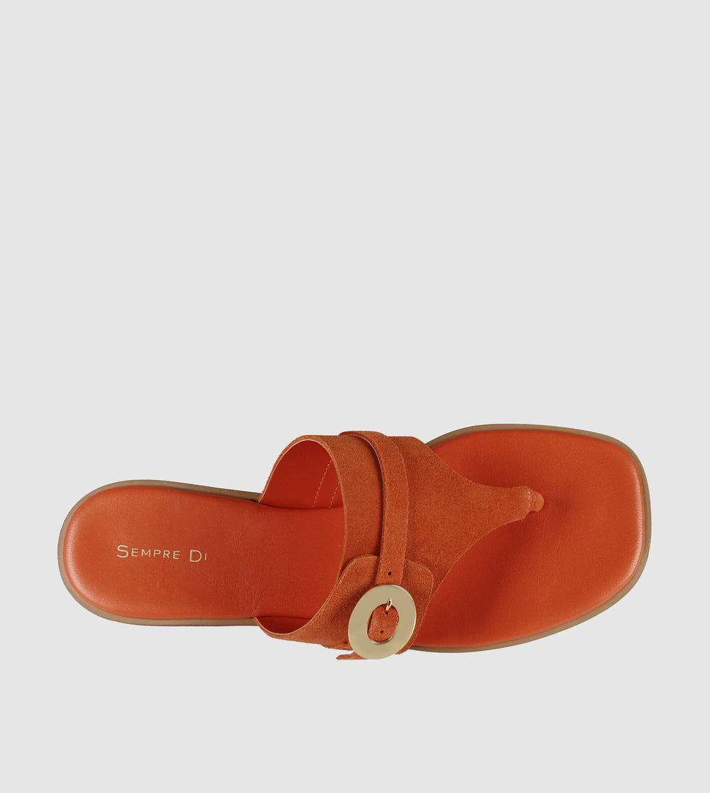 Jesmyn Flat Sandals by Sempre Di