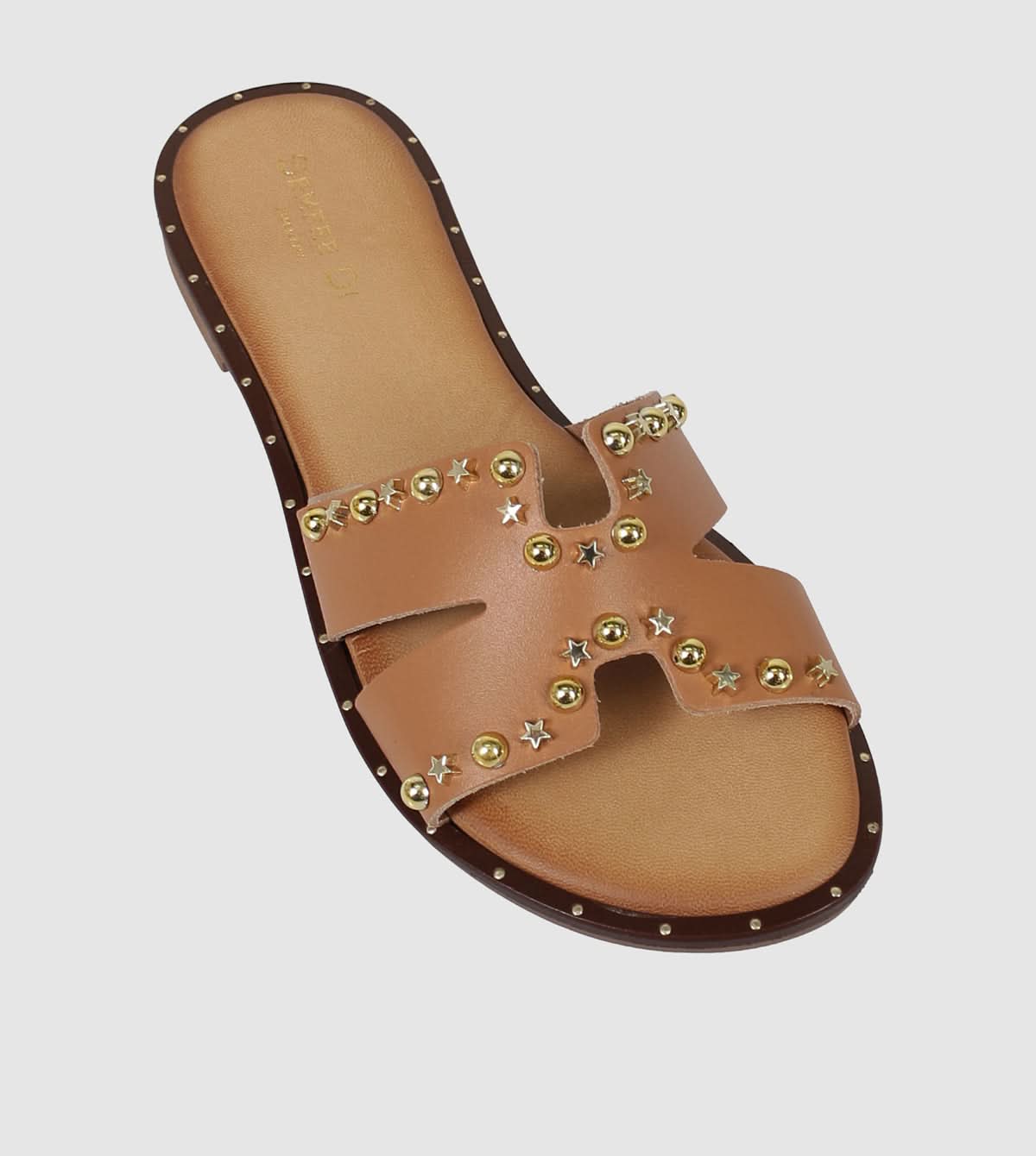 Thea Flat Sandals by Sempre Di