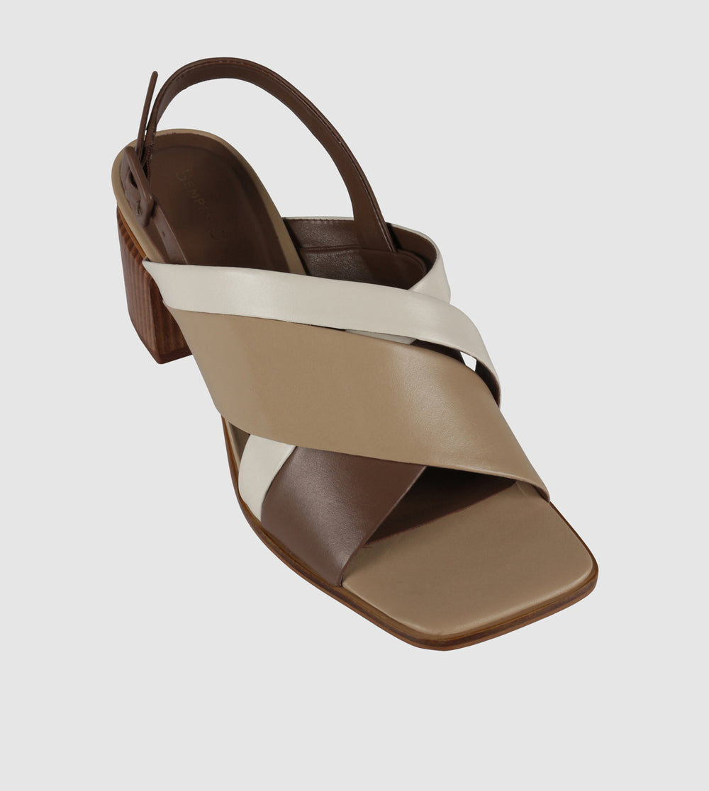 Chiman Block Heels by Sempre Di