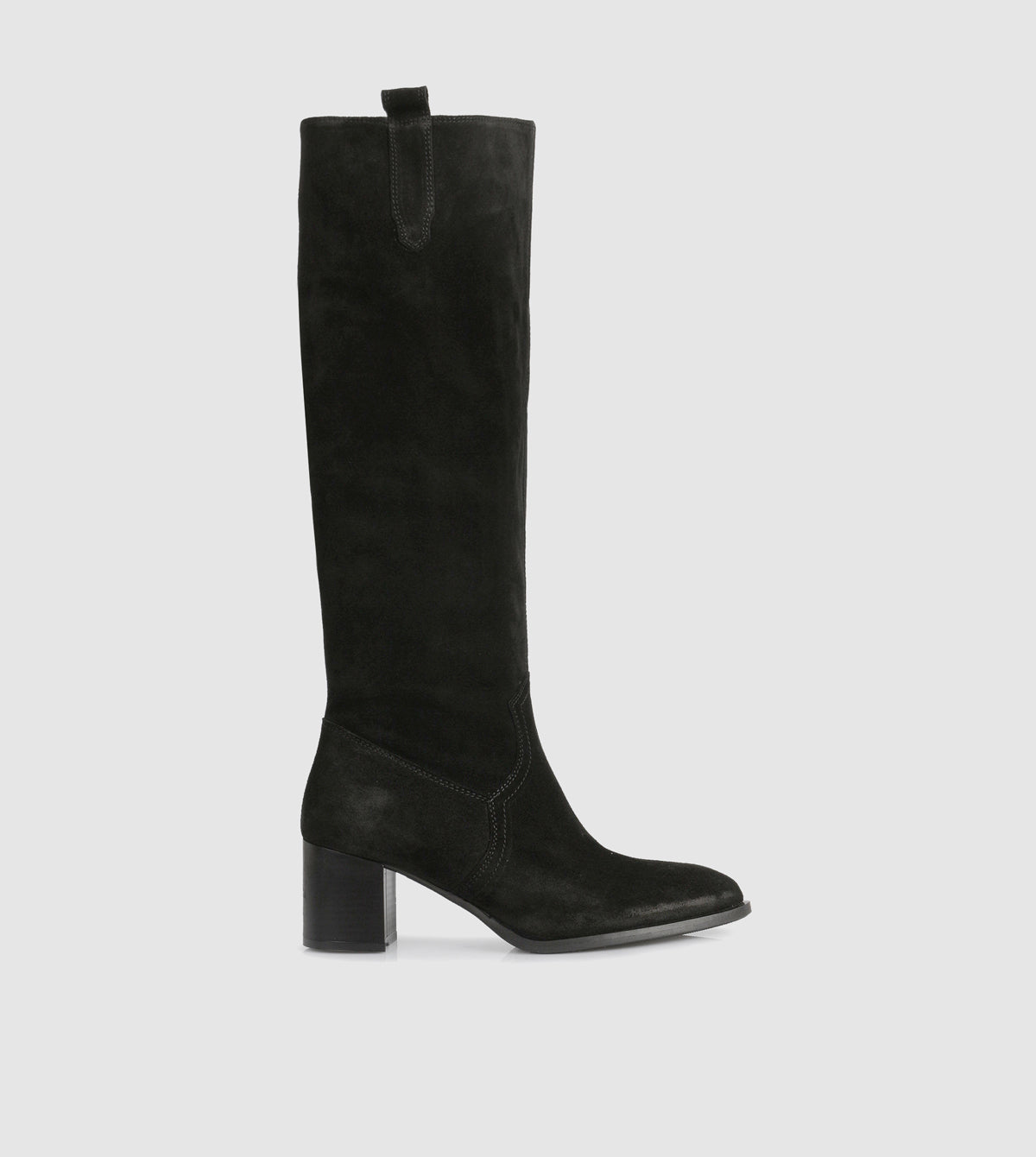 Di black suede over the sales knee boots
